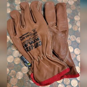 Majestic Glove 1555 Work Cutless With Kevlar Goatskin Gloves